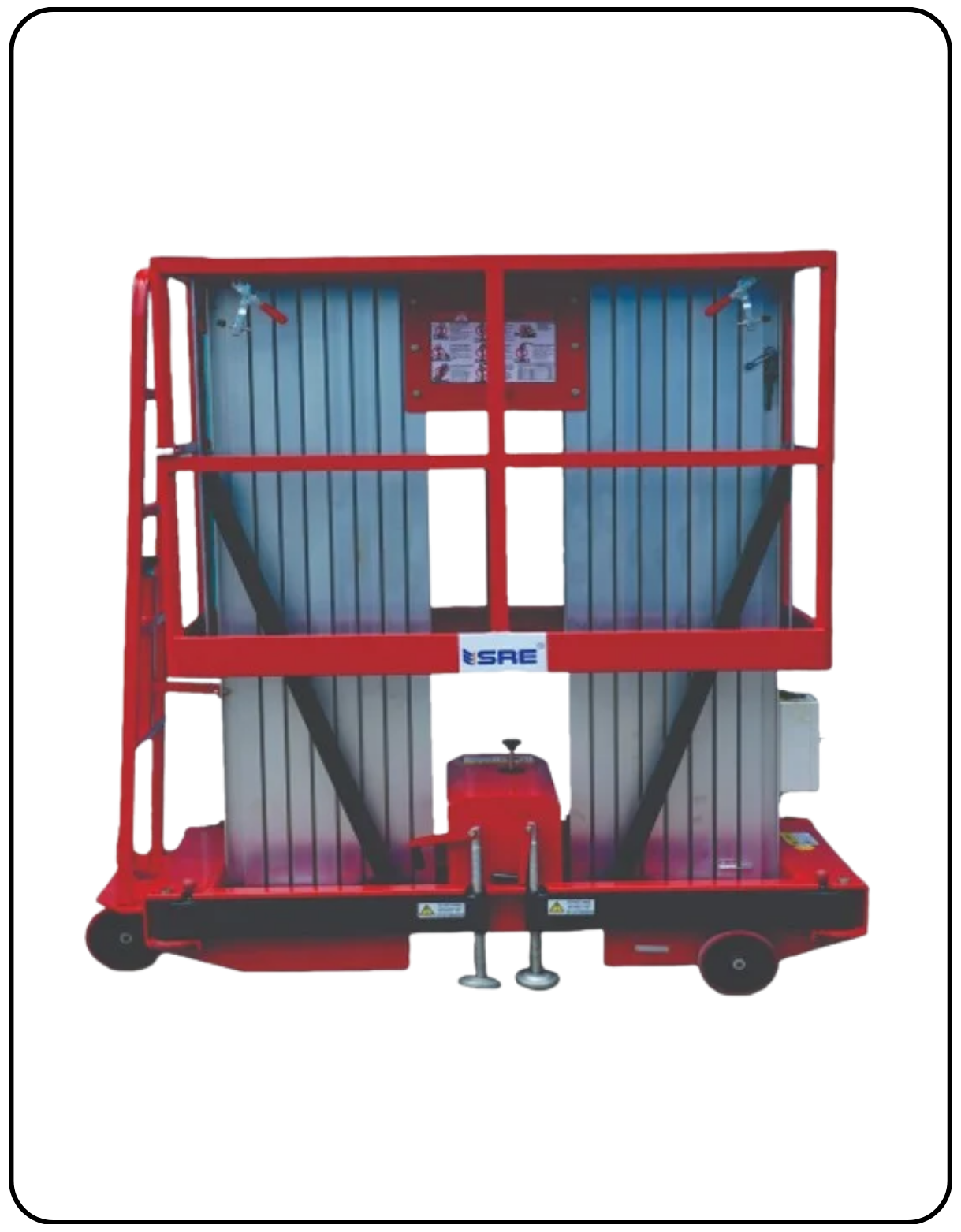 double mast arial work platform