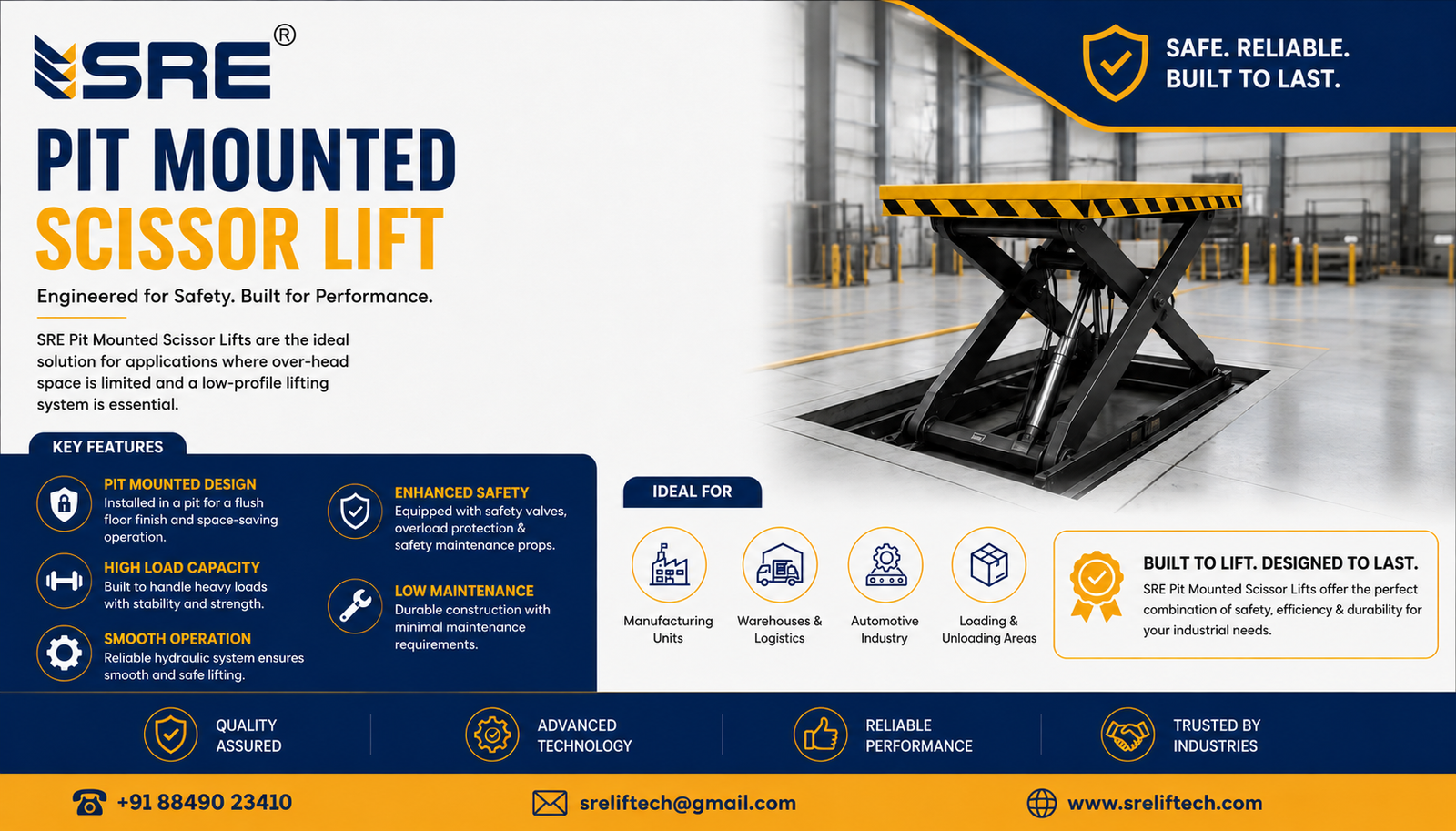What Is Pit Mounted Scissor Lift