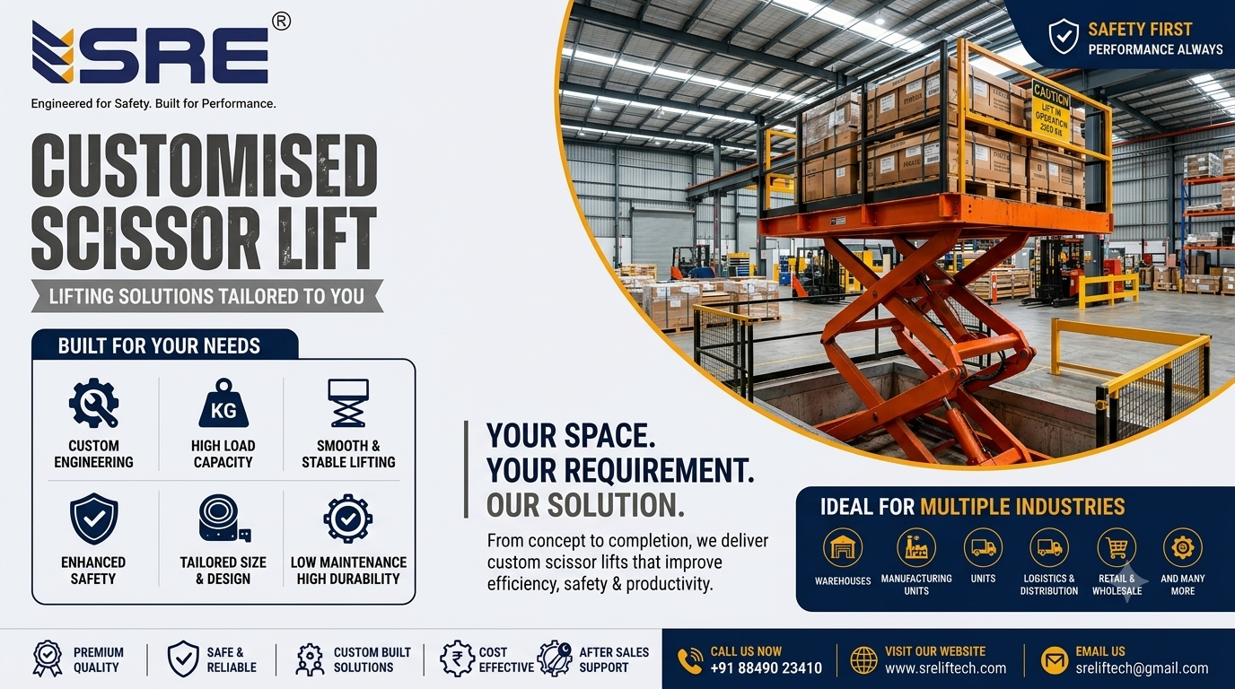 Why Industries Need Customised Scissor Lifts