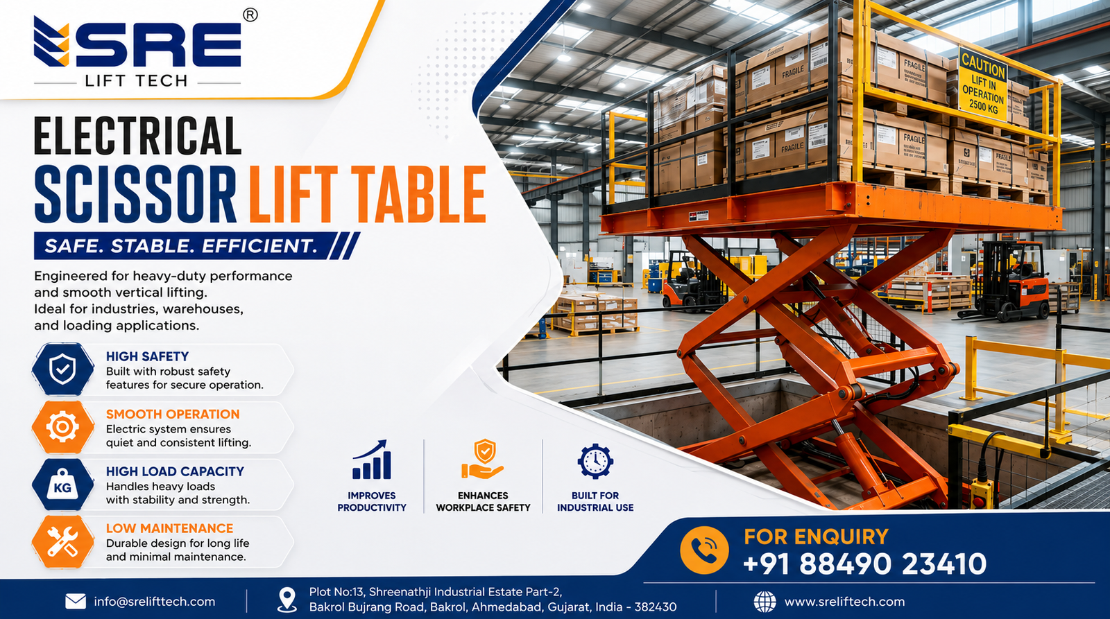 How Electrical Scissor Lifts Improve Productivity